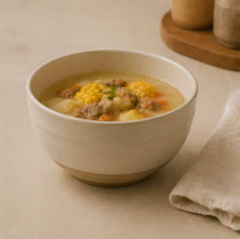 Lightweight, Non-Slip Soup Bowl