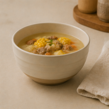 Lightweight, Non-Slip Soup Bowl